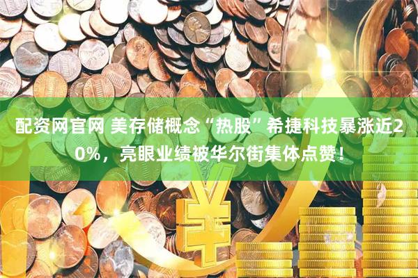 配资网官网 美存储概念“热股”希捷科技暴涨近20%，亮眼业绩被华尔街集体点赞！